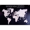 Wooden City - World Map XXL - Cyan